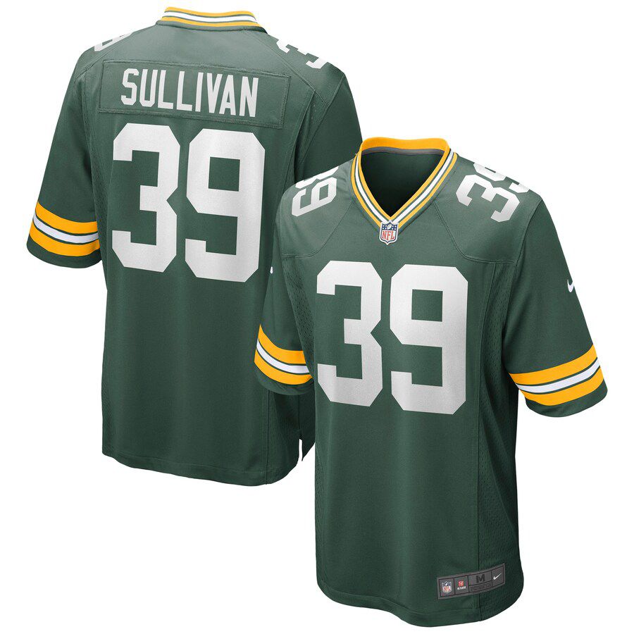 Men Green Bay Packers #39 Chandon Sullivan Nike Green Game NFL Jersey